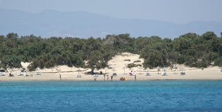 chrissi island, south side