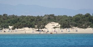 isola chrissi, lato sud